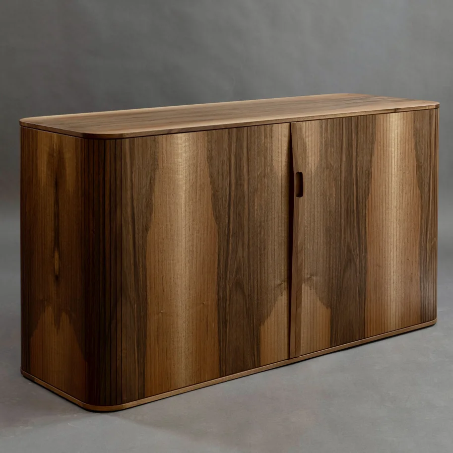 Rolladenschrank Sideboard Nussbaum